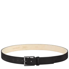 Longchamp 3D Men's belt Black - Leather