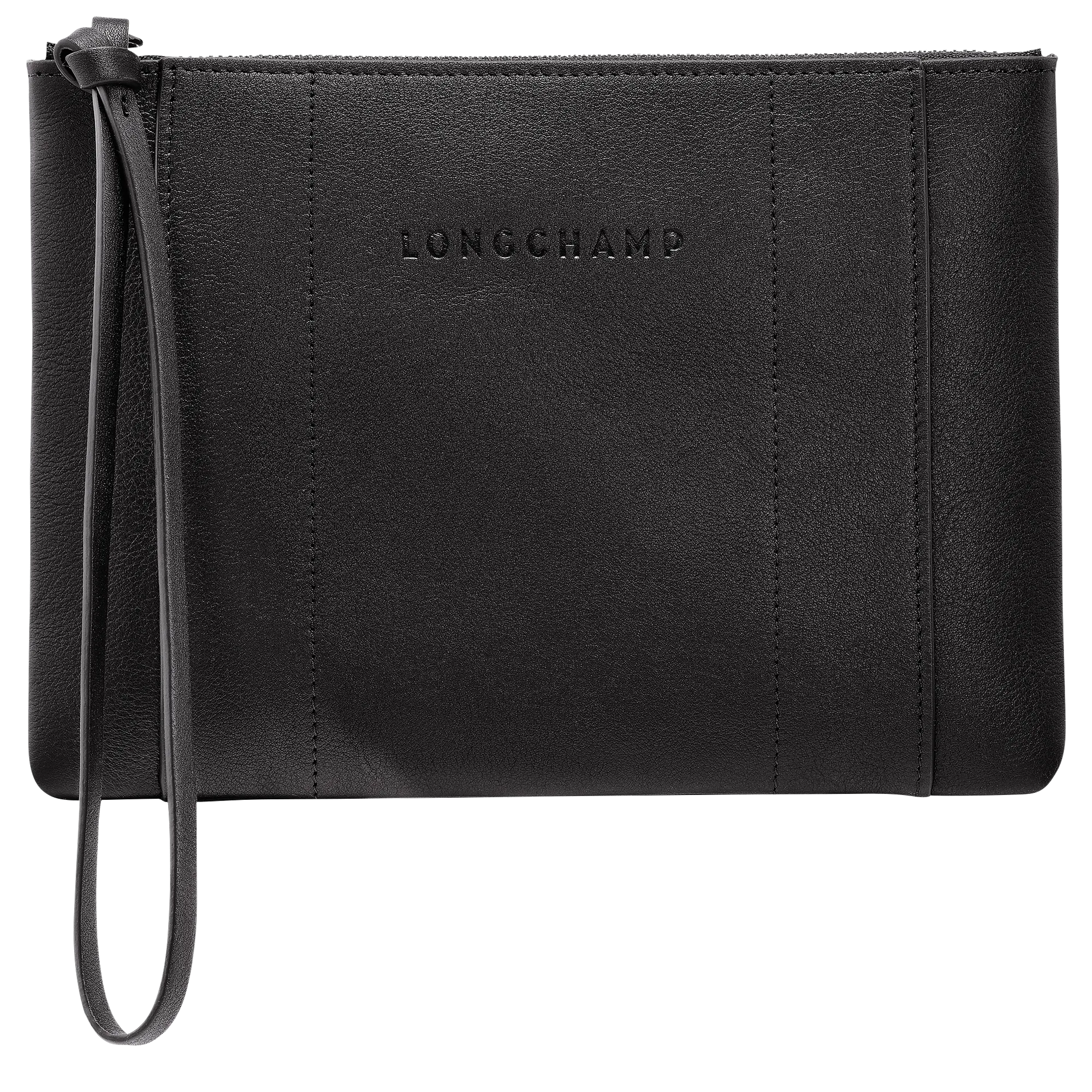 Longchamp 3D Pouch Black - Leather