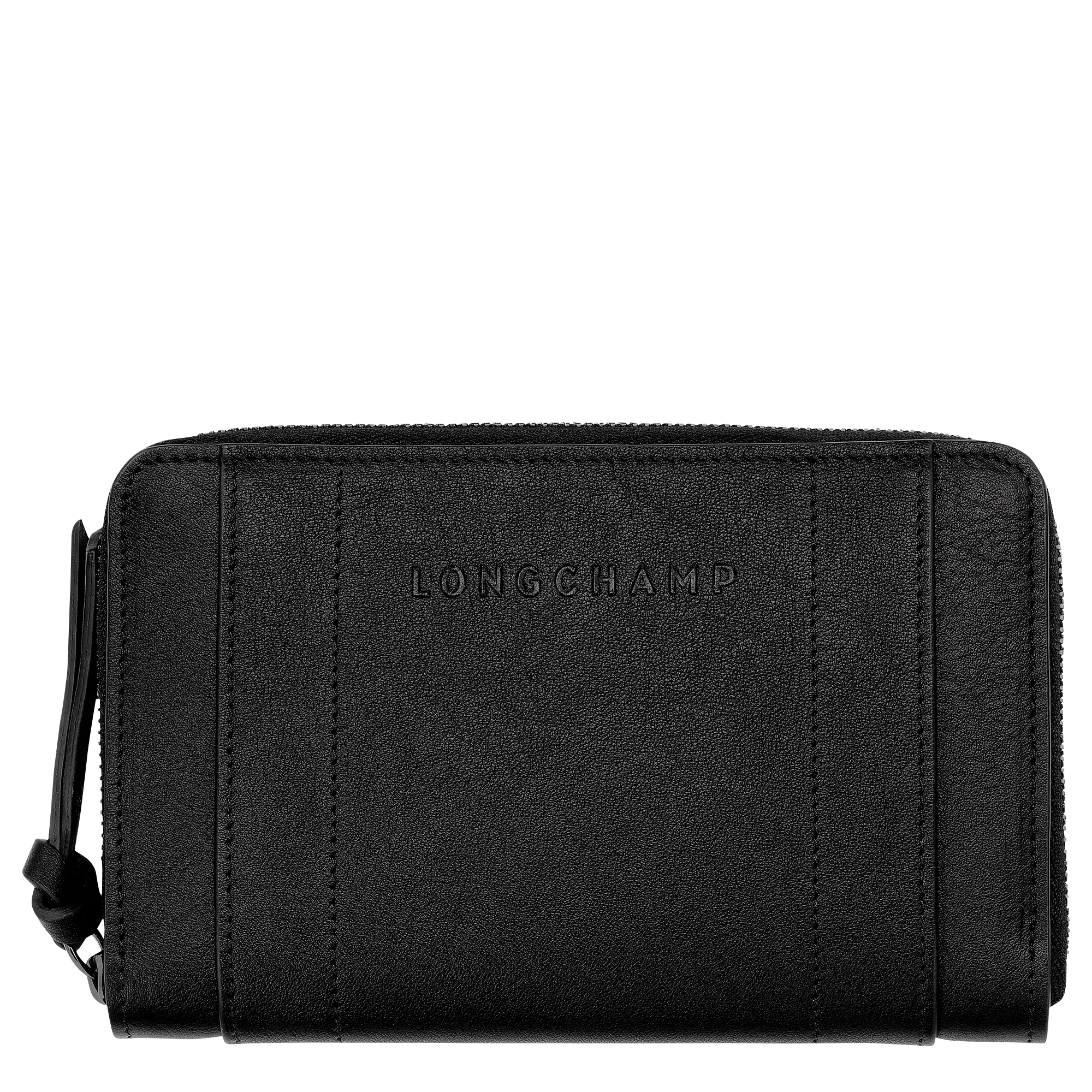 Longchamp 3D Wallet Black - Leather