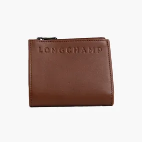 Longchamp 3D Wallet Cognac