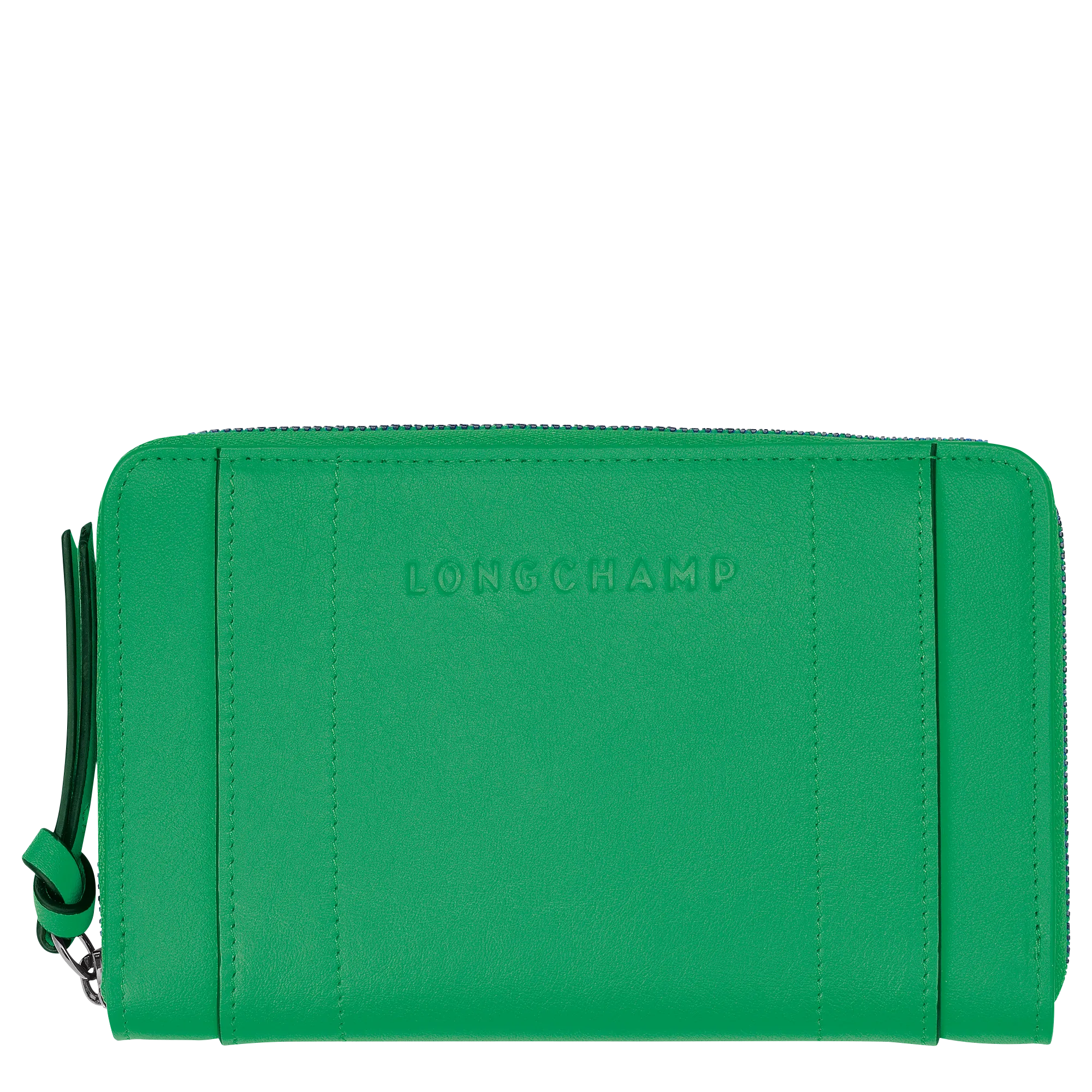 Longchamp 3D Wallet Green - Leather