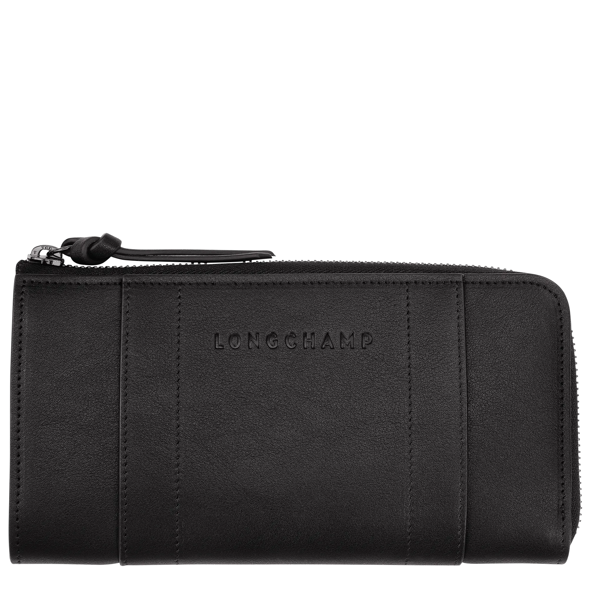 Longchamp 3D Zip around wallet Black - Leather