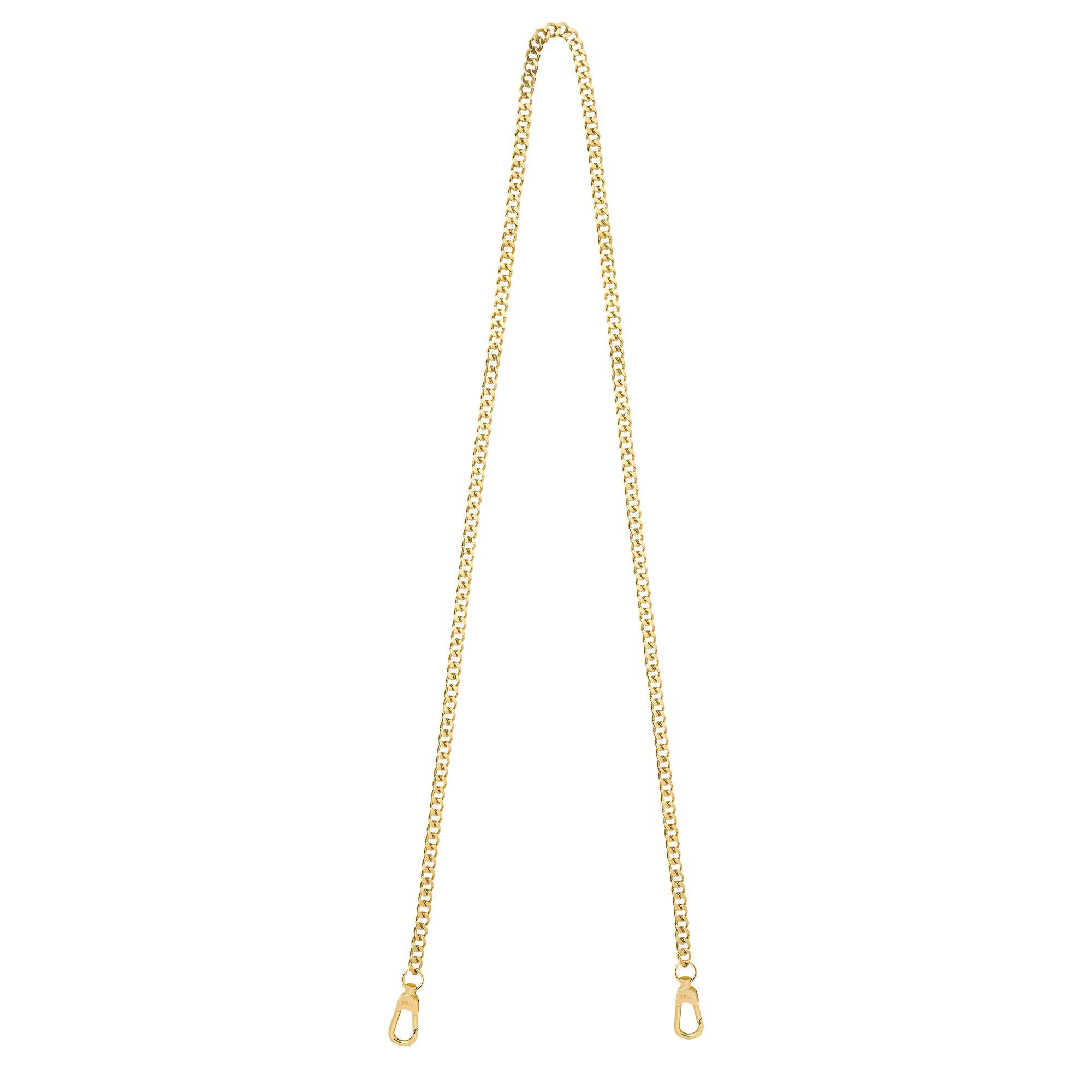 Longchamp chaîne Shoulder strap Very pale gold - Metal