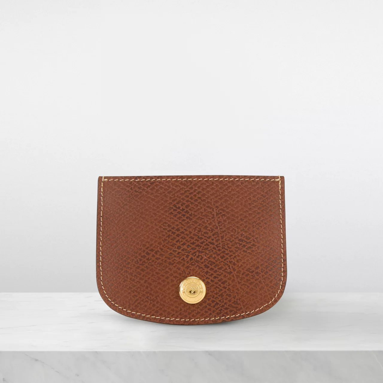 LONGCHAMP Épure Logo Cardholder - Brun