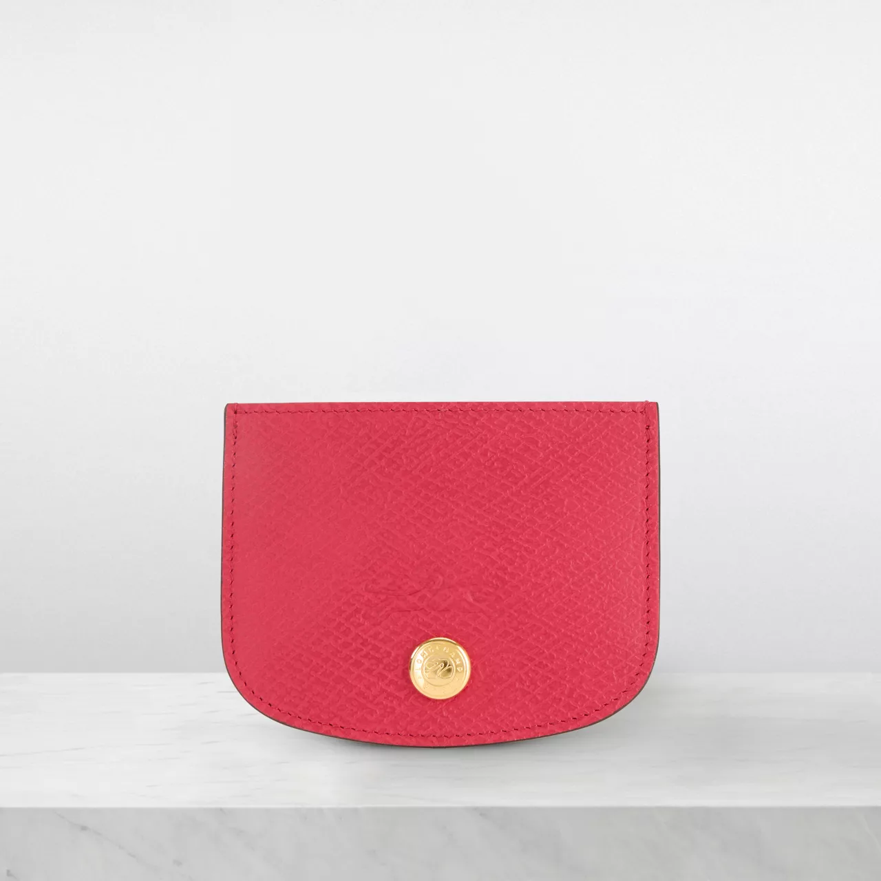 LONGCHAMP Épure Logo Cardholder - Magenta