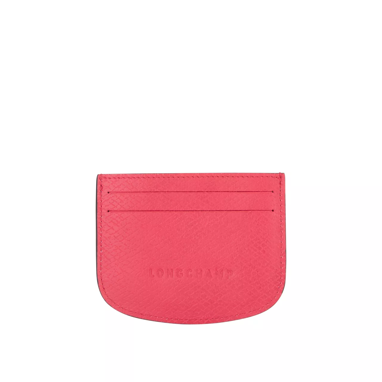 LONGCHAMP Épure Logo Cardholder - Magenta