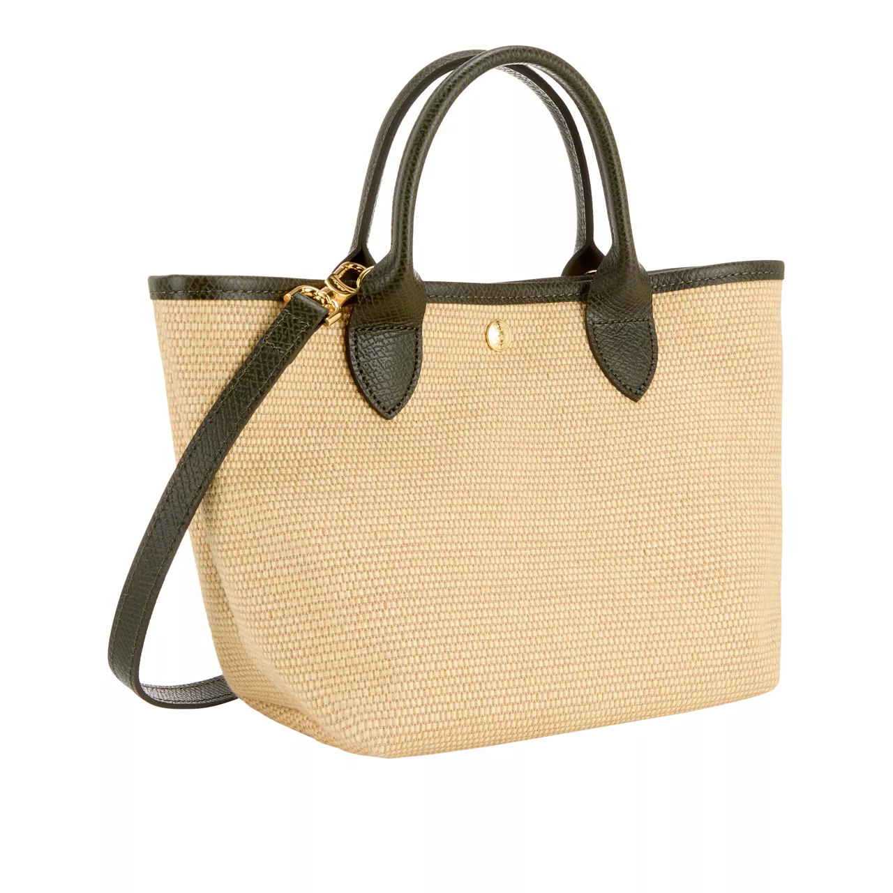 LONGCHAMP Le Panier Pliage Small Basket Bag - Kaki