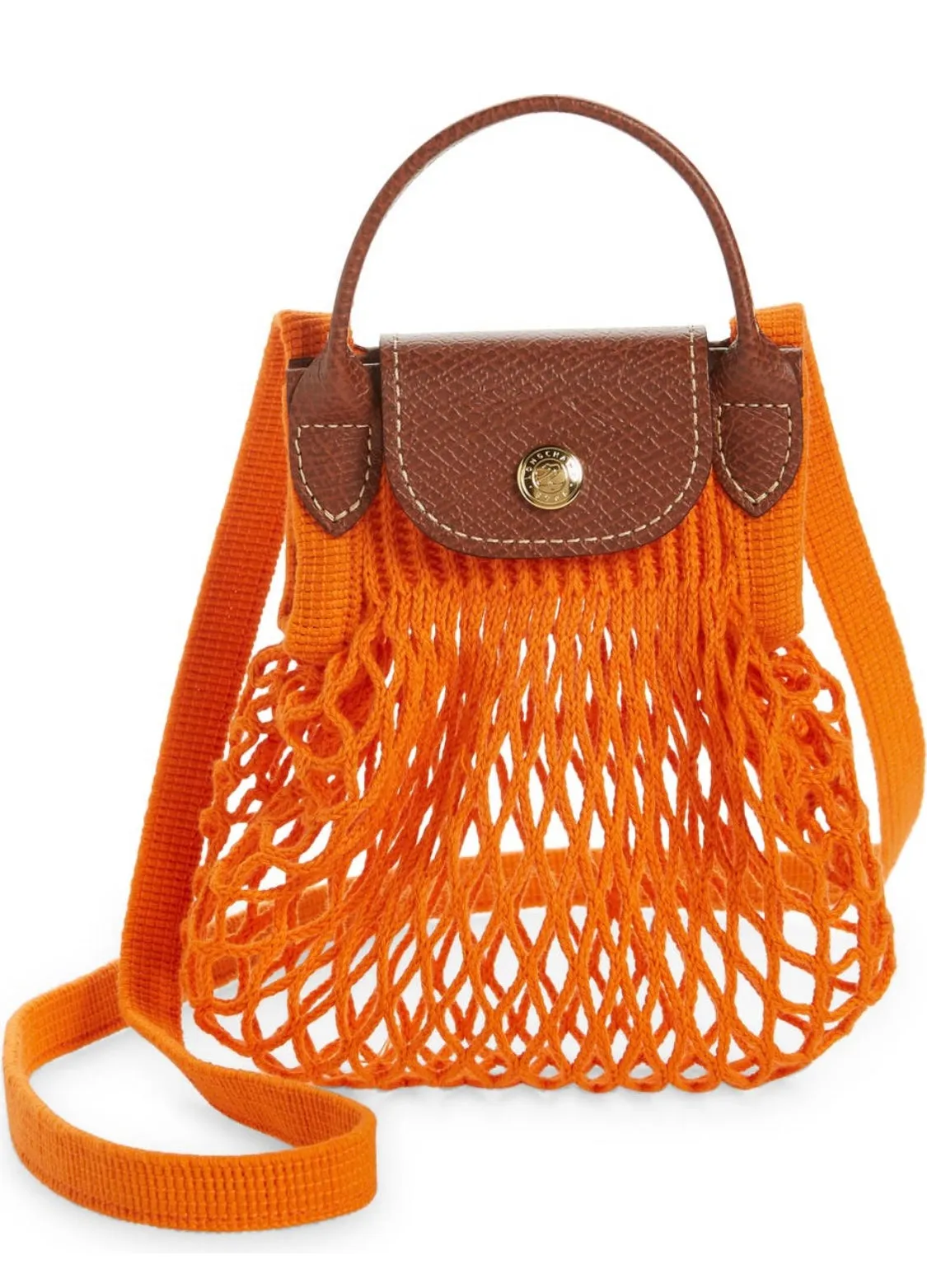 Longchamp Le Pliage Filet XS Mesh Bag