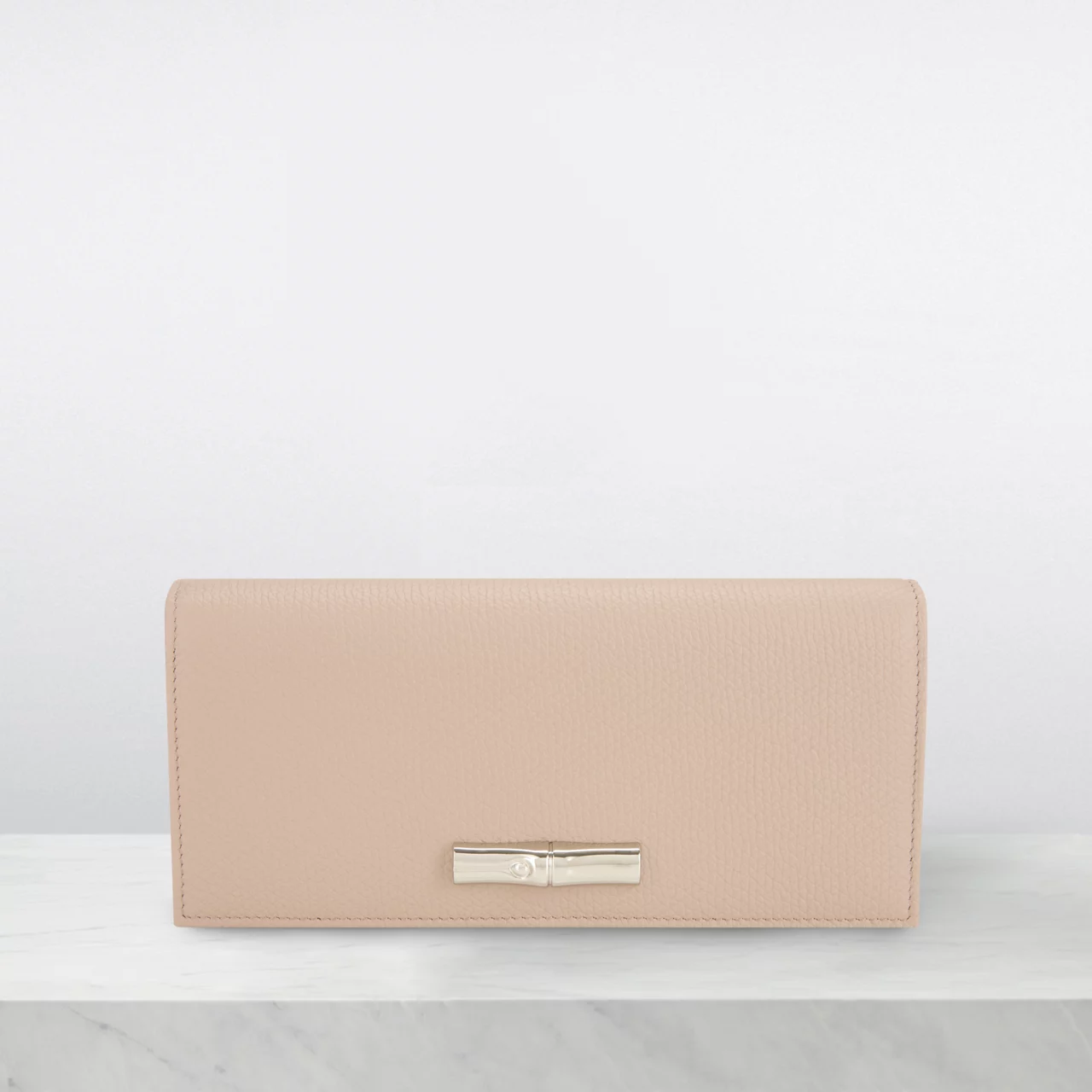 LONGCHAMP Le Roseau Flap Wallet - Argile