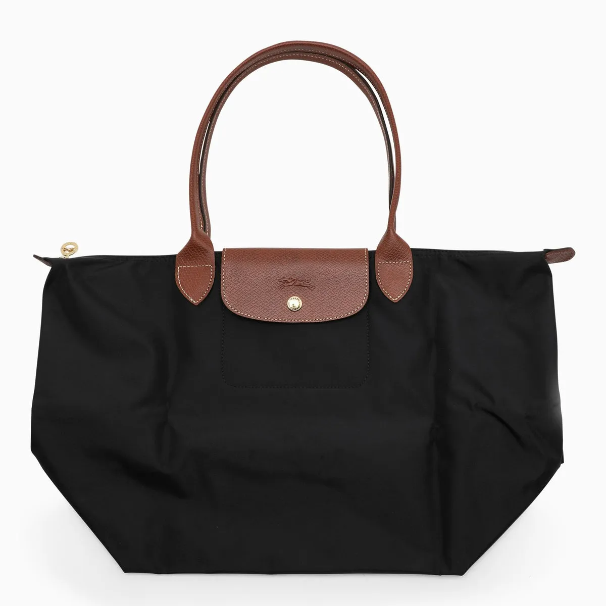 Longchamp    Longchamp Black Le Pliage Original L Bag