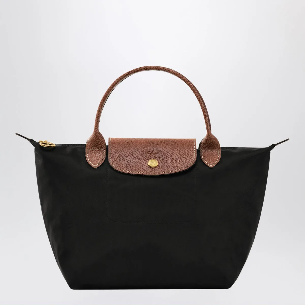 Longchamp    Longchamp Black Le Pliage Original S Bag