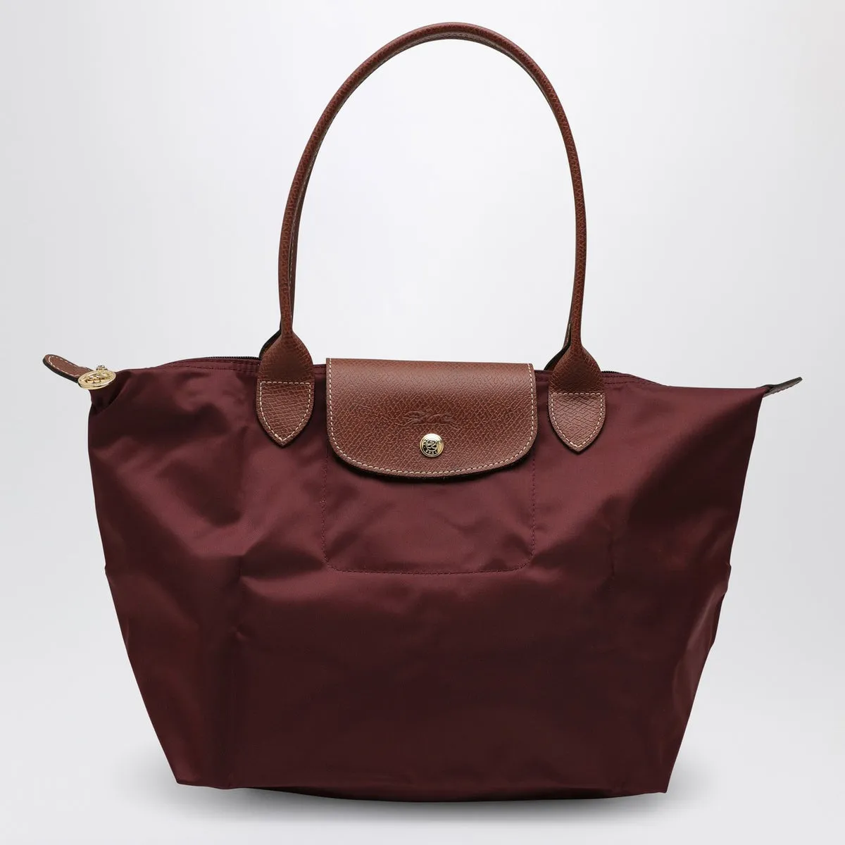 Longchamp    Longchamp Burgundy Le Pliage Original M Bag