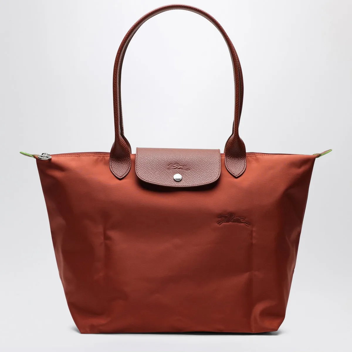 Longchamp    Longchamp Chestnut Coloured L Le Pliage Original Bag