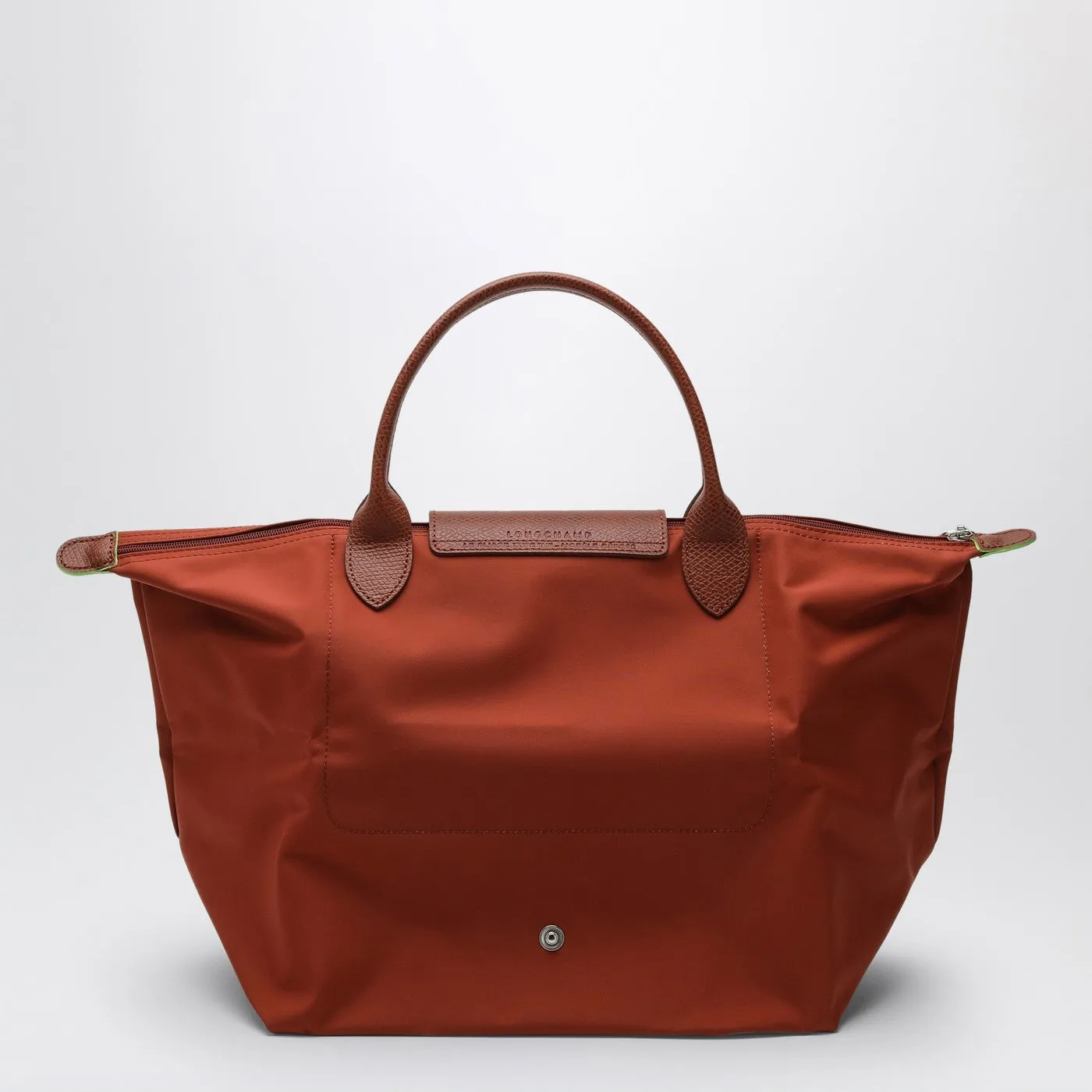 Longchamp    Longchamp Chestnut Coloured M Le Pliage Green Bag