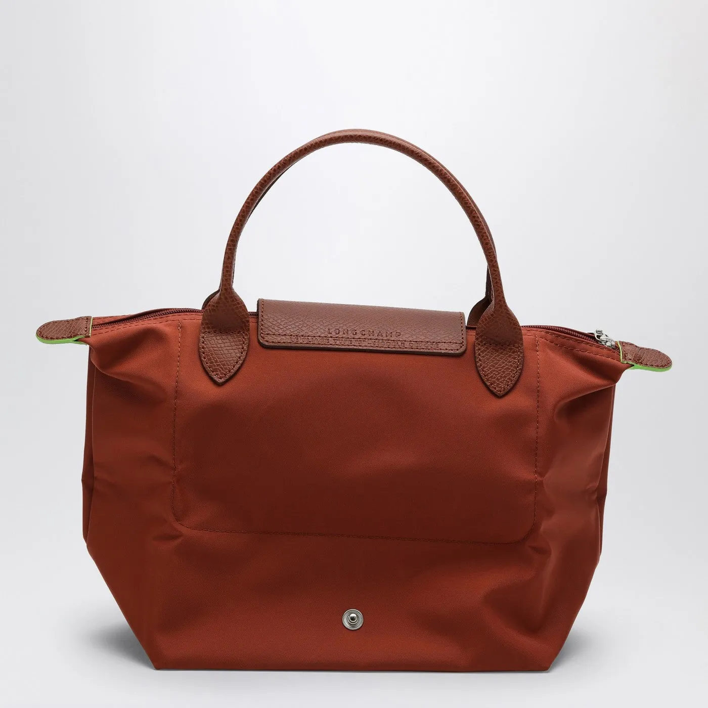 Longchamp    Longchamp Chestnut Coloured S Le Pliage Green Bag