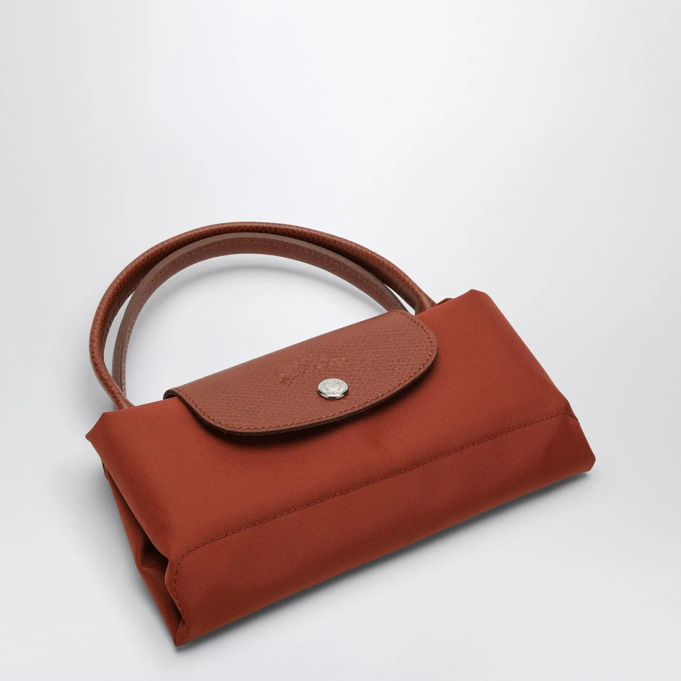 Longchamp    Longchamp Chestnut Coloured S Le Pliage Green Bag