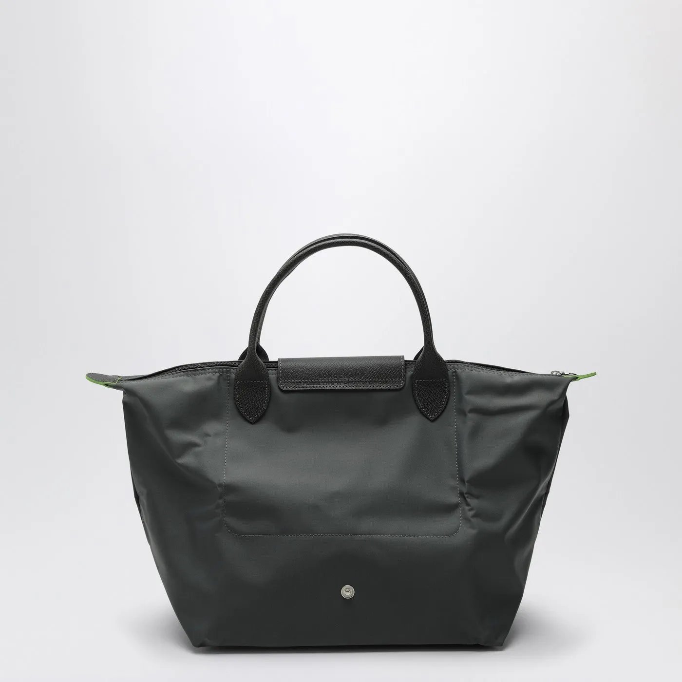 Longchamp    Longchamp Graphite Coloured M Le Pliage Green Bag