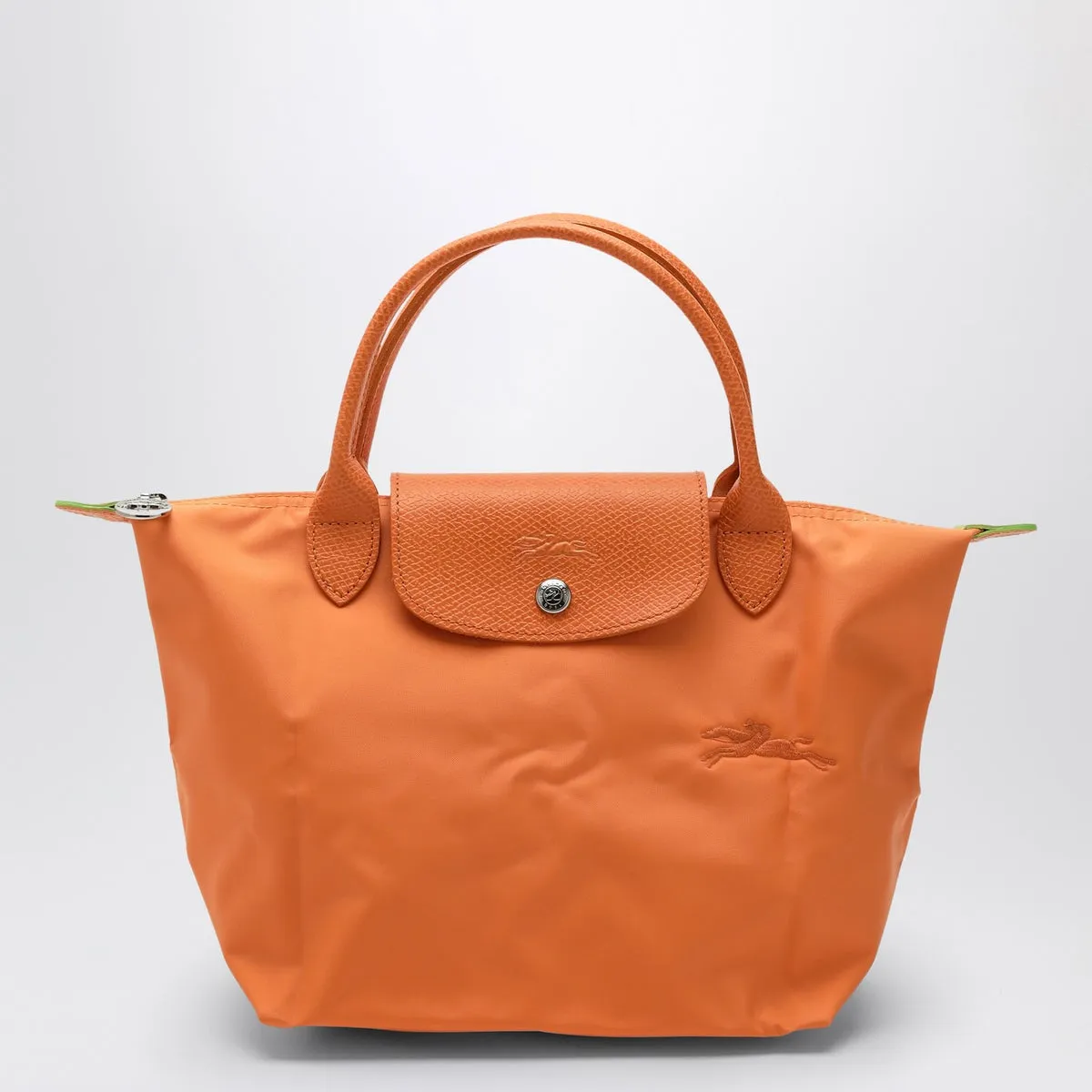 Longchamp    Longchamp Orange S Le Pliage Green Bag