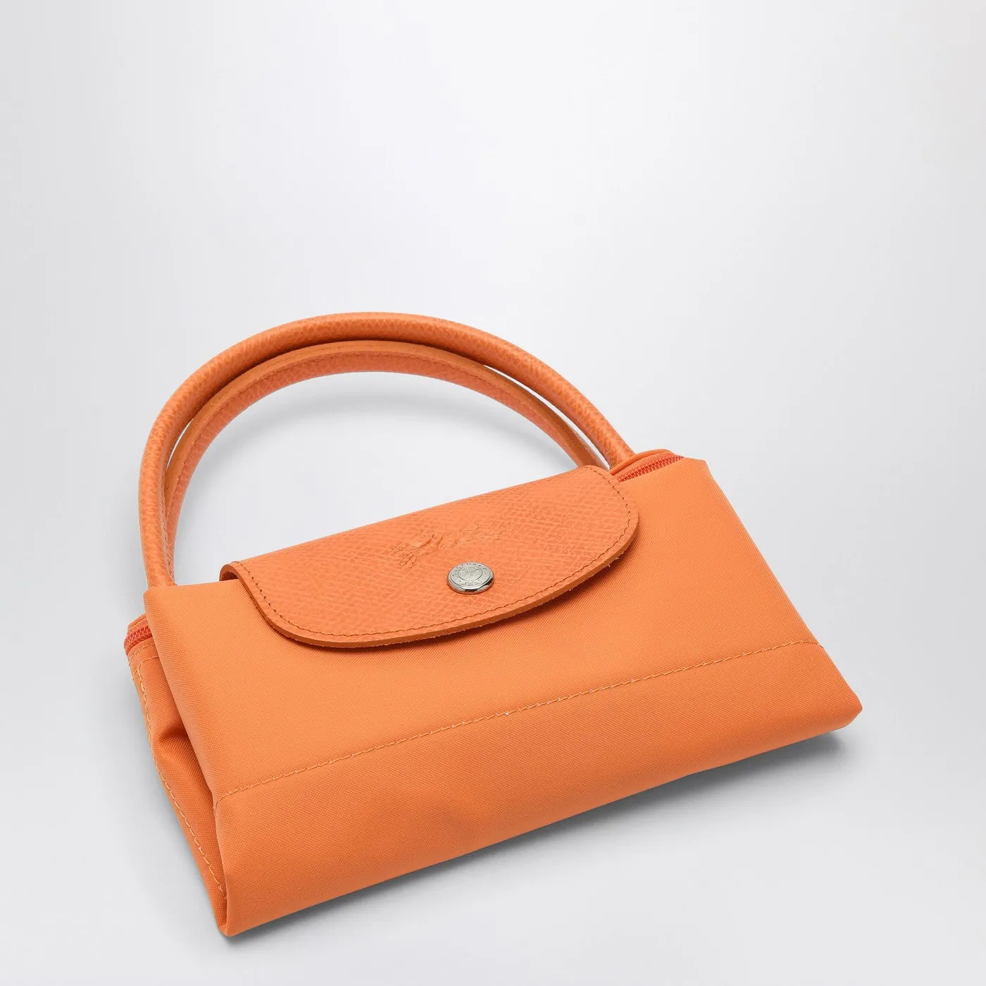 Longchamp    Longchamp Orange S Le Pliage Green Bag