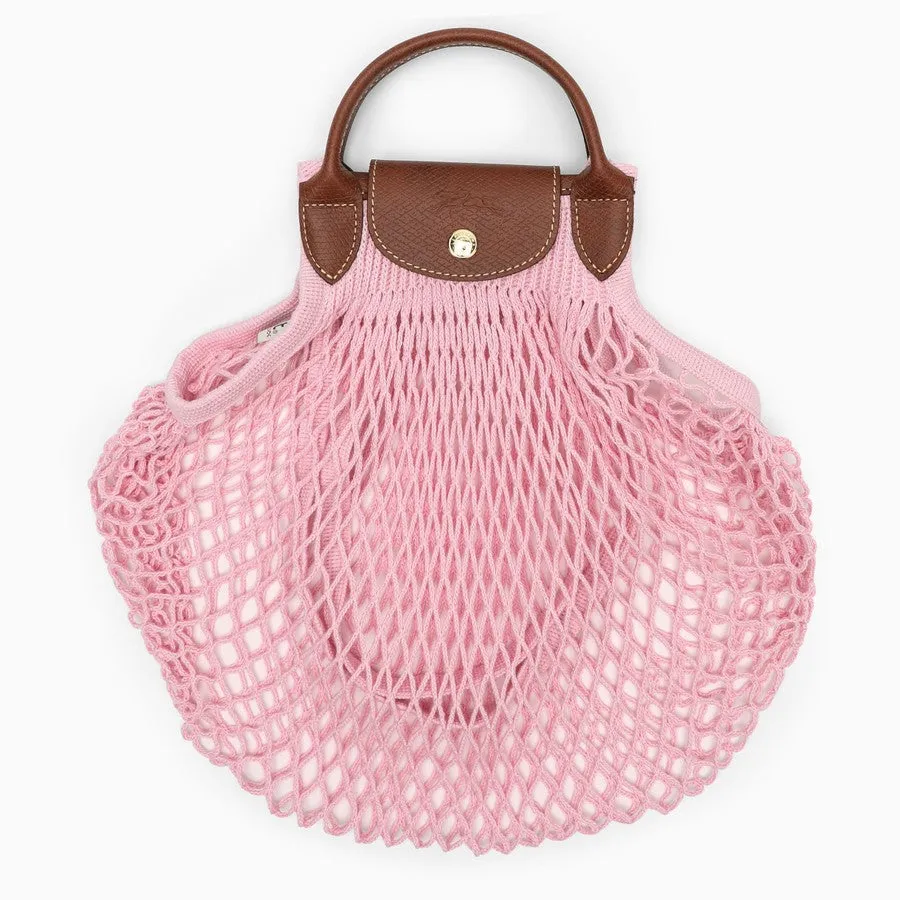 Longchamp    Longchamp Pink La Pliage Filet Large