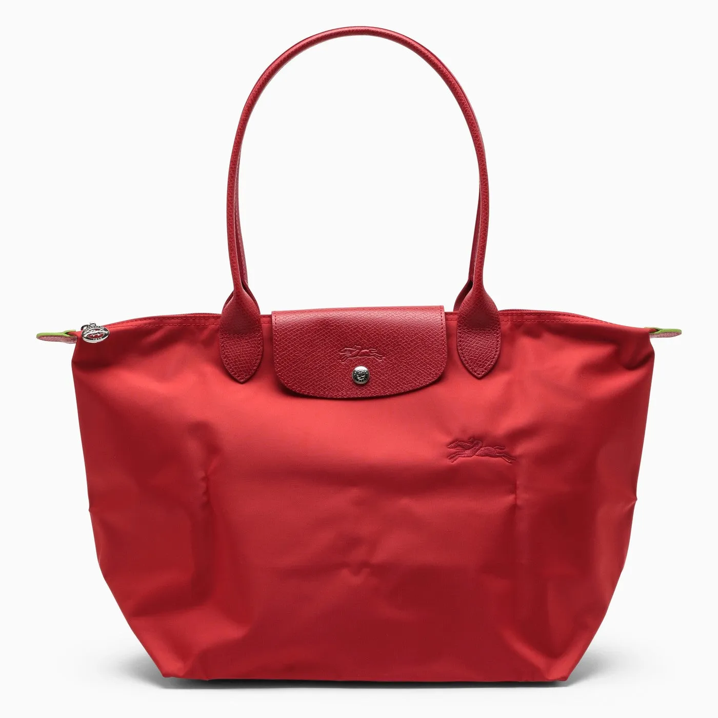 Longchamp    Longchamp Red L Le Pliage Green Bag