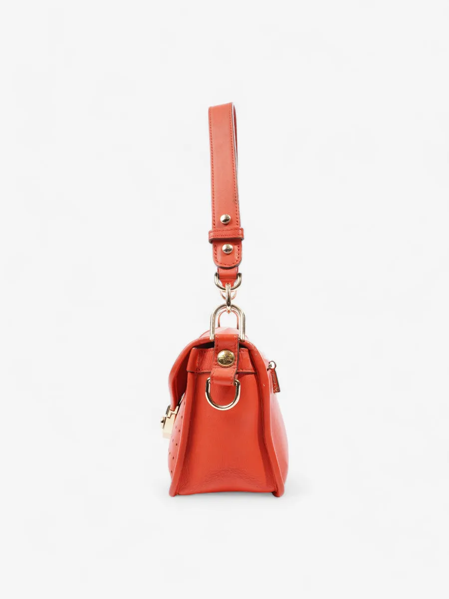 Longchamp Mademoiselle Orange Leather Small