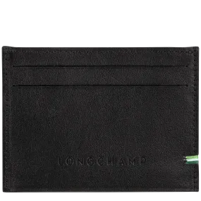 Longchamp sur Seine Card holder Black - Leather