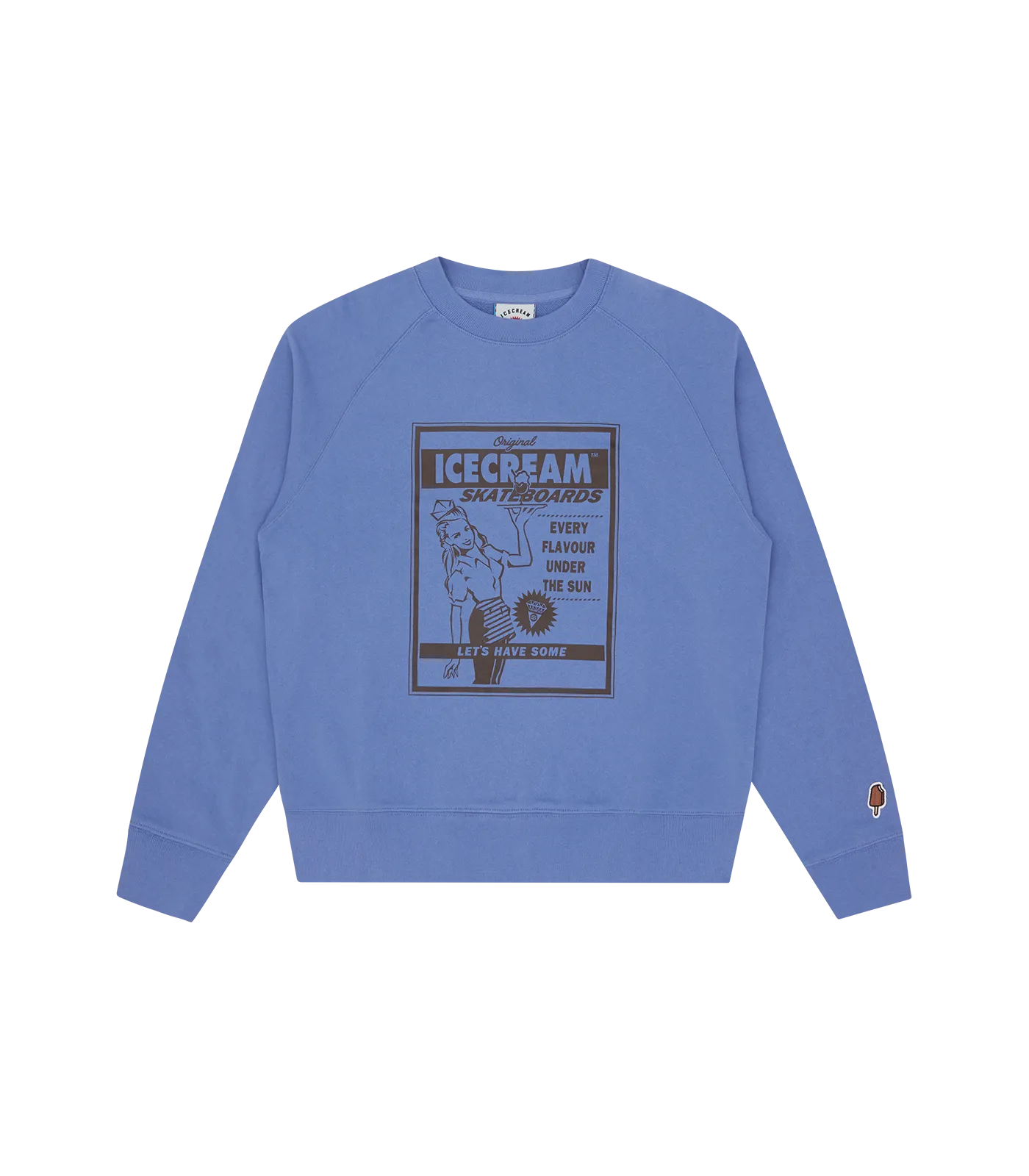 MAGAZINE AD CREWNECK - PURPLE