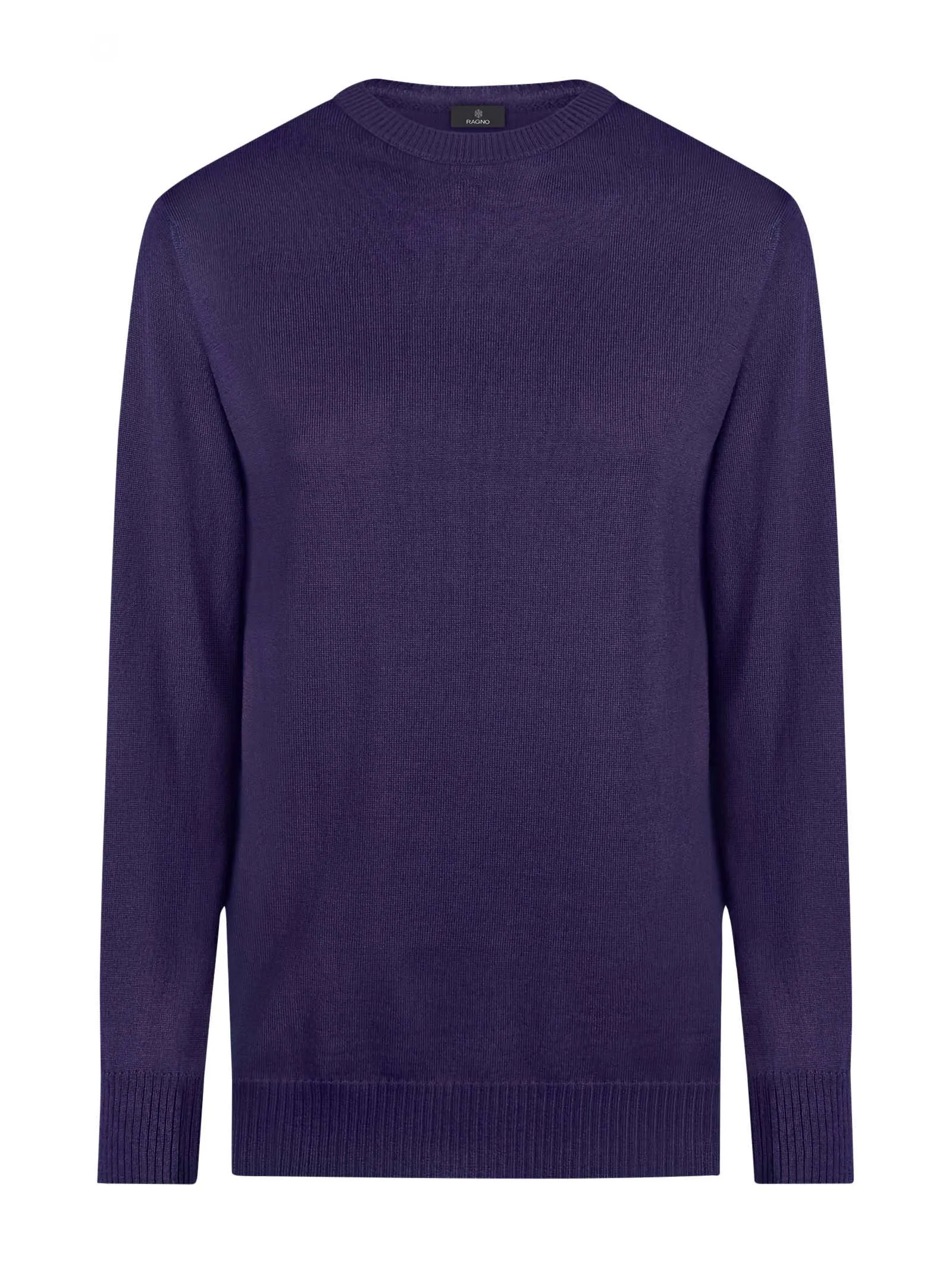 Maglia girocollo in Merino 2.0 - Purple Reign