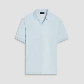 Marled Johnny Collar Polo