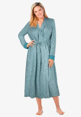 Marled Long Duster Robe 