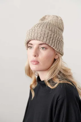 Marled Rib Hat - Sandstone