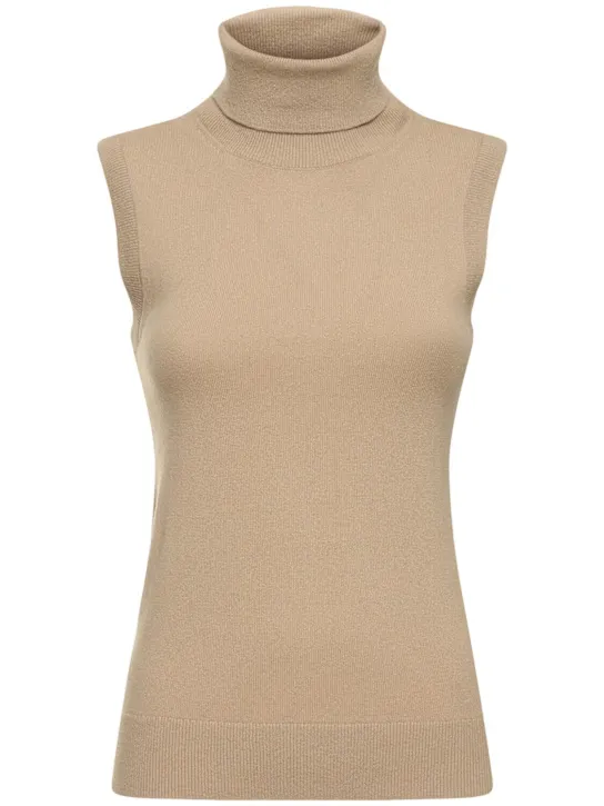 Michael Kors Collection   Cashmere turtleneck vest 