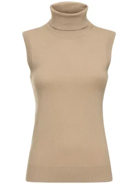 Michael Kors Collection   Cashmere turtleneck vest 