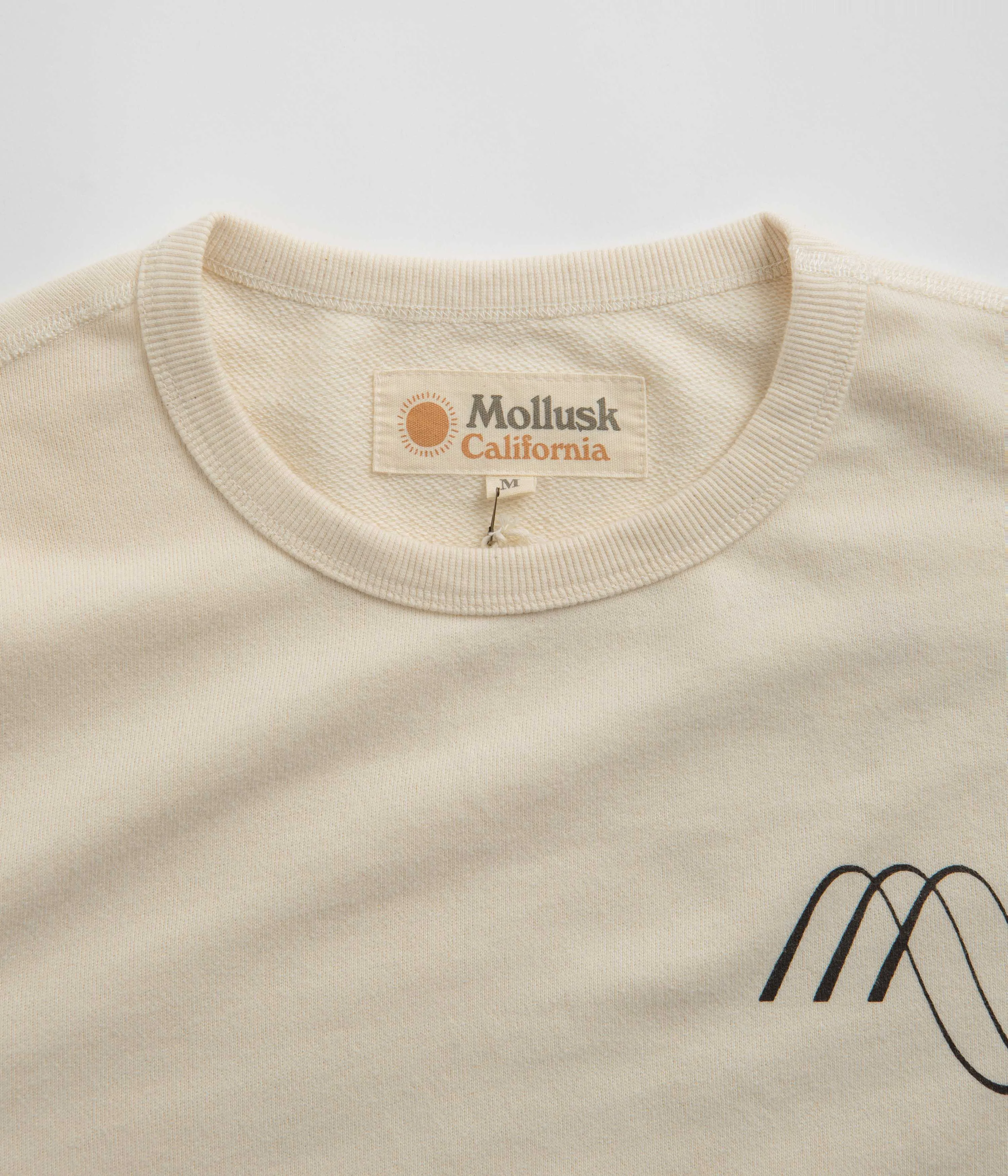 Mollusk Vibrations Crewneck Sweatshirt - Super Natural