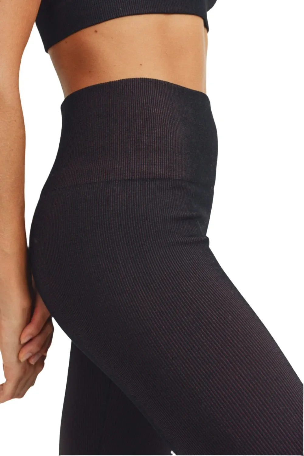 Mono B Ribbed Dry Brush Leggings APH2996