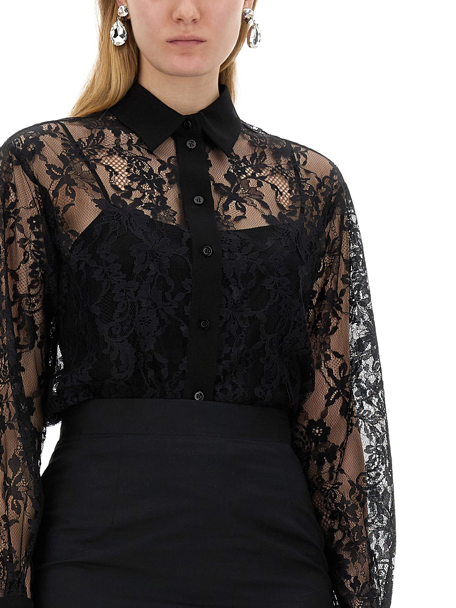 MOSCHINO    LACE SHIRT