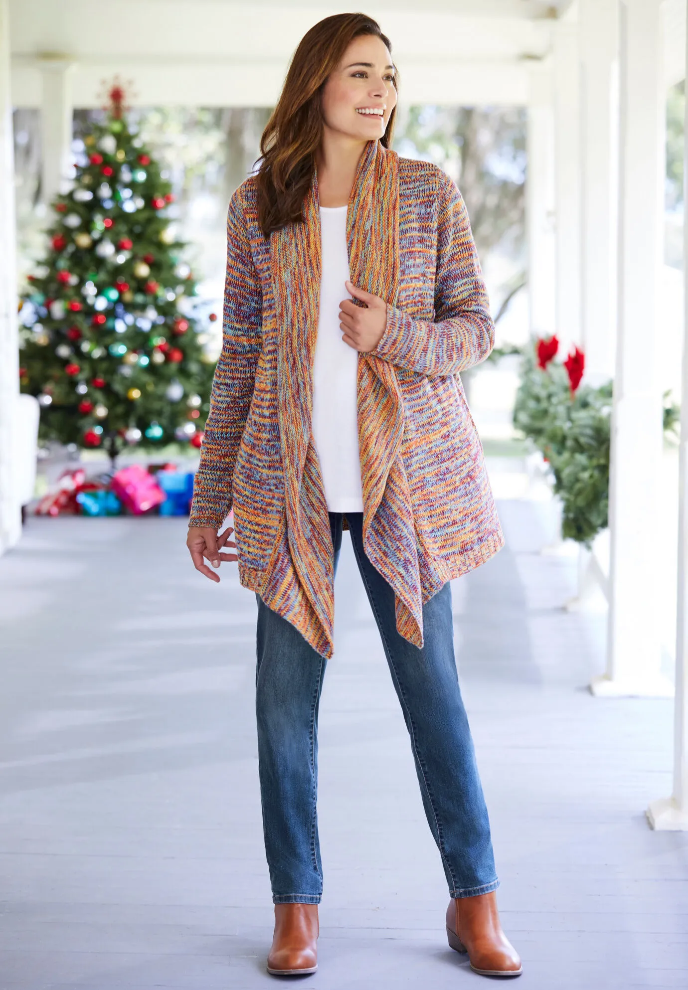 Multi Marled Cardigan