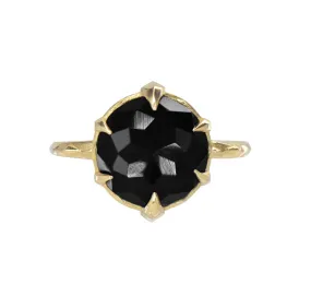 MYSTICAL CROWN SOLITAIRE, 10MM ONYX