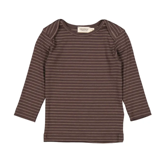 NORI GREEN STRIPE BABY TOP