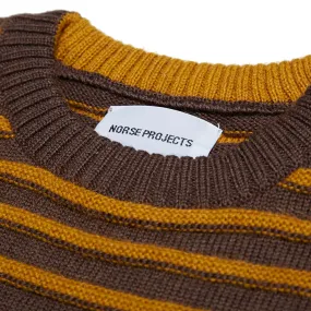 Norse Projects Sigfred Stripe Merino KnitShitake