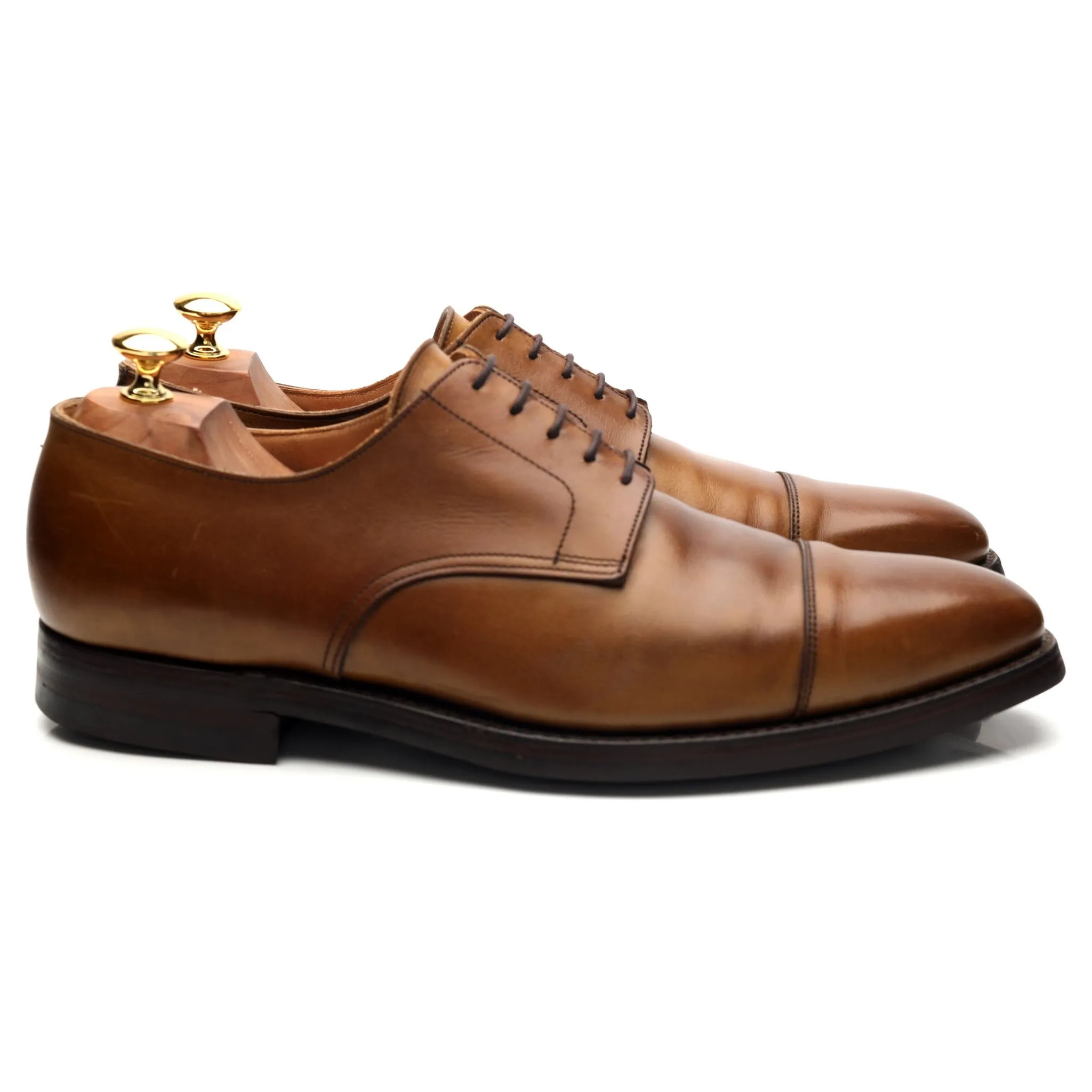 'Norwich' Brown Leather Derby UK 9.5 E