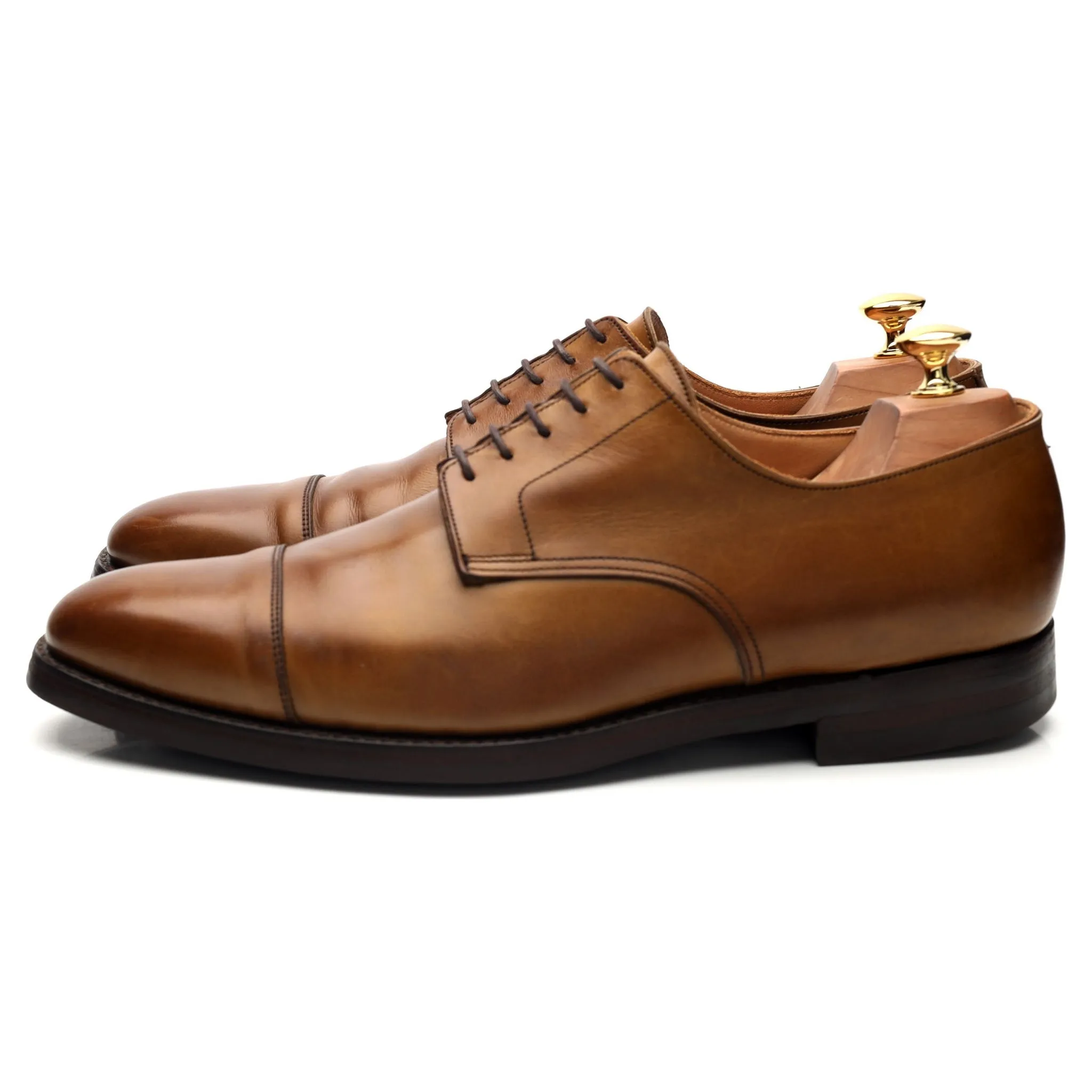 'Norwich' Brown Leather Derby UK 9.5 E