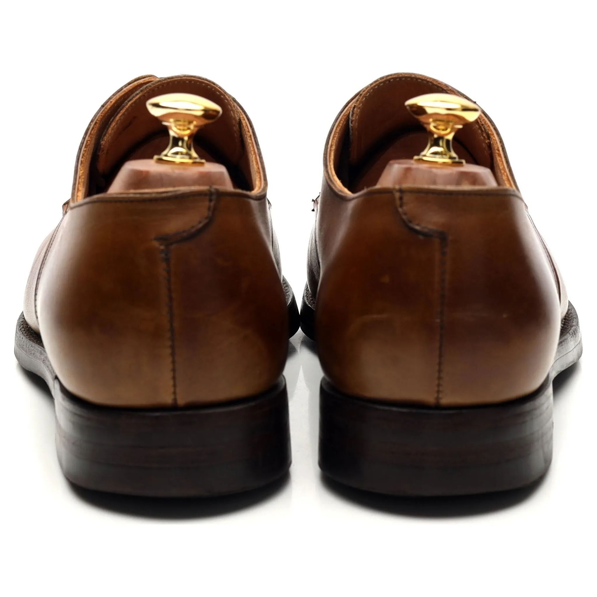 'Norwich' Brown Leather Derby UK 9.5 E