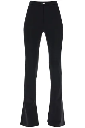 OFF-WHITE flared leggings with