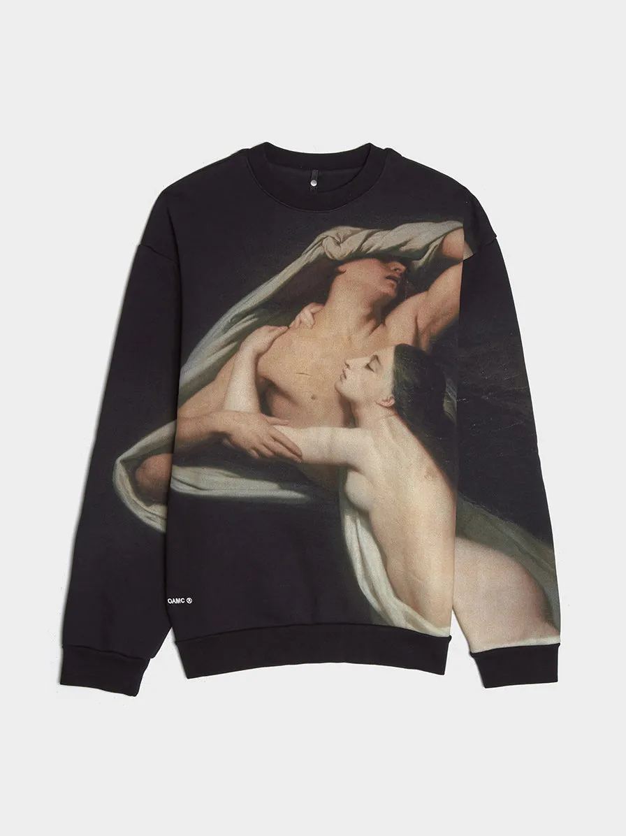 Ombres Crewneck, Black