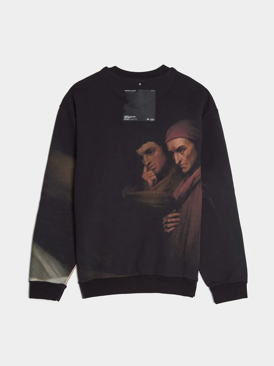 Ombres Crewneck, Black