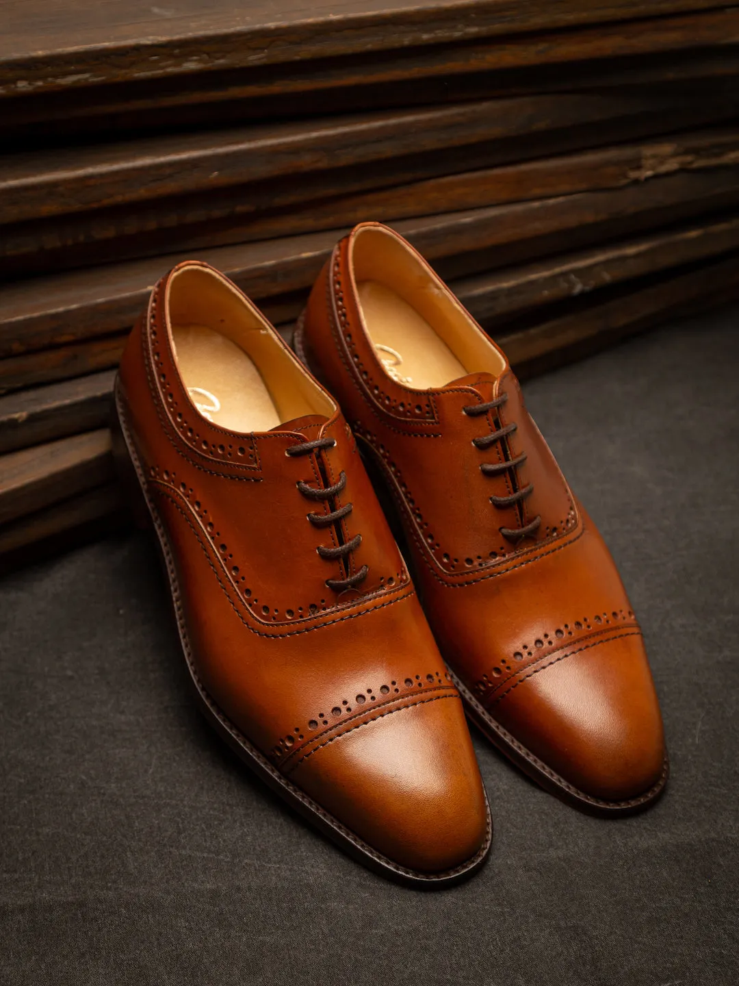 Oxford Brogue 738 Brown