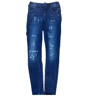 Pantaloni da donna in cotone G-Star RAW D-Staq, pantaloni skinny alla moda, pantaloni per il tempo libero DO6729-9136-8918 blu s