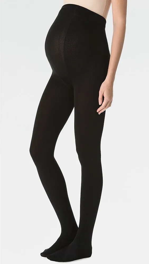 Plush   Maternity Fleece Lined Tights 